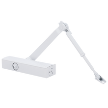 UMA DD-94-W Witte deurdranger met twee snelheden voor links of rechts openende deuren tot 100kg