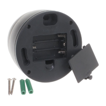 UMA EDI-LED-B zwarte realistische dummy beveiligingscamera voor binnen met knipperende LED