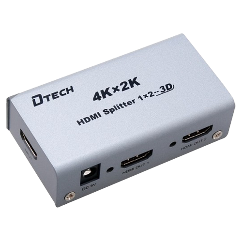 UMA HDMI-SPL-4Kx2K actieve HDMI Ultra HD 4K splitter van 1 naar 2 x HDMI met voeding en HDMI-kabel