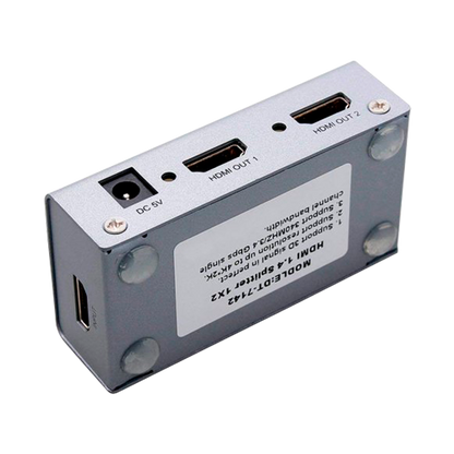 UMA HDMI-SPL-4Kx2K actieve HDMI Ultra HD 4K splitter van 1 naar 2 x HDMI met voeding en HDMI-kabel
