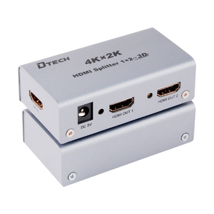 UMA HDMI-SPL-4Kx2K actieve HDMI Ultra HD 4K splitter van 1 naar 2 x HDMI met voeding en HDMI-kabel