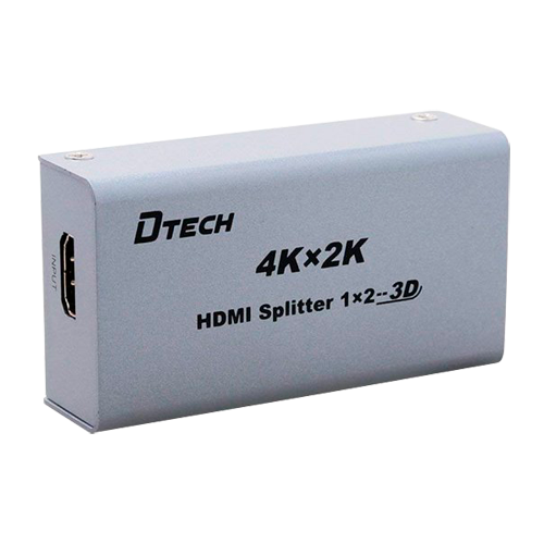 UMA HDMI-SPL-4Kx2K actieve HDMI Ultra HD 4K splitter van 1 naar 2 x HDMI met voeding en HDMI-kabel