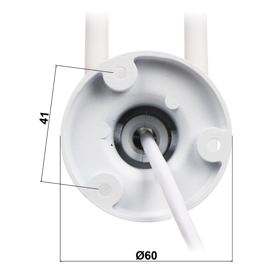 UMA IPC-3TWB Full HD 3MP WiFi bullet voor buiten met IR nachtzicht,  microSD opname en 2-weg audio op Tuya app