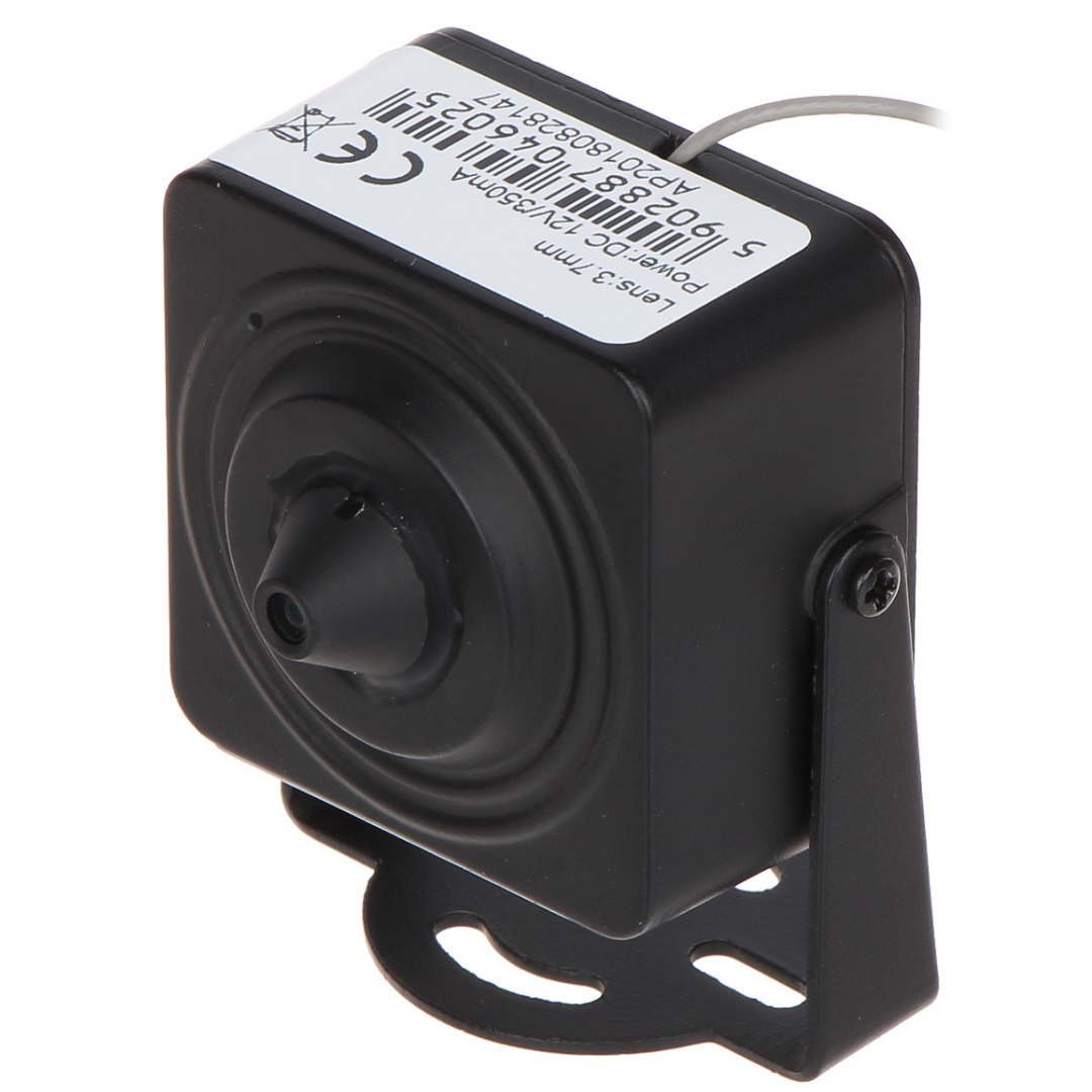 UMA IPC-Micro4-W-37 Wi-Fi Full HD 4MP micro pinhole camera met 3.7mm lens,  microSD,  audio I/O en alarm input