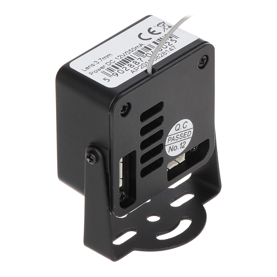 UMA IPC-Micro4-W-37 Wi-Fi Full HD 4MP micro pinhole camera met 3.7mm lens,  microSD,  audio I/O en alarm input