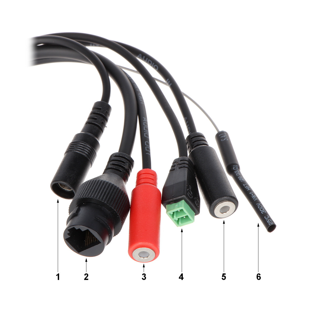 UMA IPC-Micro4-W-37 Wi-Fi Full HD 4MP micro pinhole camera met 3.7mm lens,  microSD,  audio I/O en alarm input