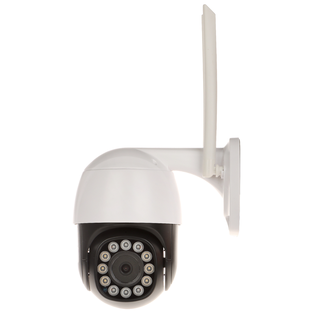 UMA IPC-PT-W-5 Full HD 5 megapixel WiFi buiten Pan Tilt dome met wit en IR nachtzicht,  2-weg audio,  gratis app en microSD opname