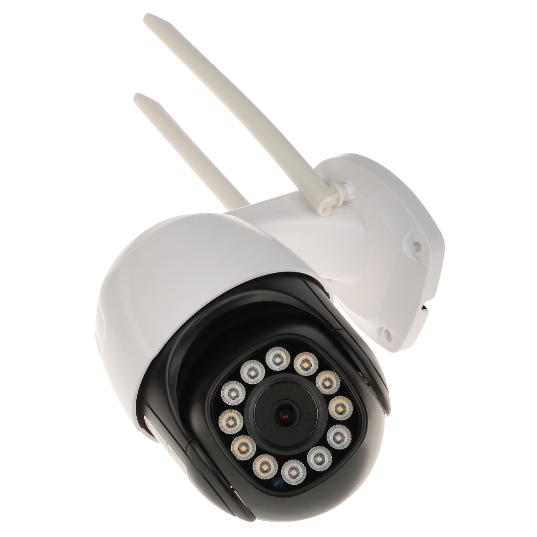UMA IPC-PT-W-5 Full HD 5 megapixel WiFi buiten Pan Tilt dome met wit en IR nachtzicht,  2-weg audio,  gratis app en microSD opname