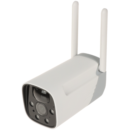 UMA IPC2TWBS-WIFI-SOLAR 2.1MP WiFi buiten camera met los zonnepaneel,  IR en wit LED nachtzicht,  PIR,  microSD,  audio,  Tuya app