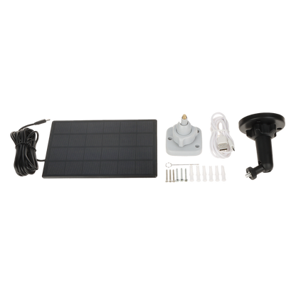 UMA IPC2TWBS-WIFI-SOLAR 2.1MP WiFi buiten camera met los zonnepaneel,  IR en wit LED nachtzicht,  PIR,  microSD,  audio,  Tuya app