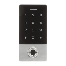 UMA KPFRW-1 stand alone Wi-Fi touch keypad,  vingerafdruk en RFID kaartlezer met mobile app voor openen en geschikt voor buiten