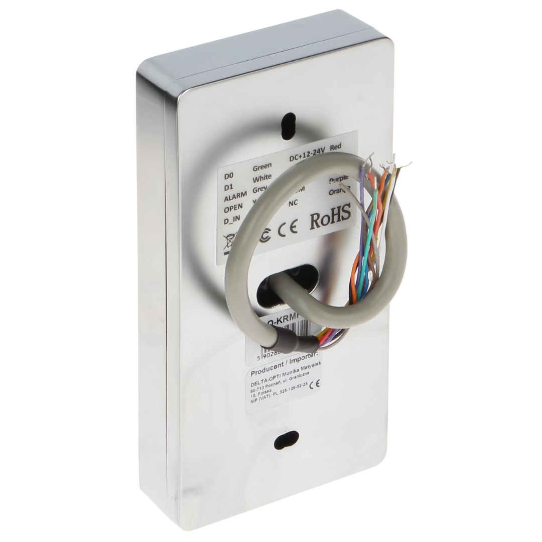 UMA KPFRW-1 stand alone Wi-Fi touch keypad,  vingerafdruk en RFID kaartlezer met mobile app voor openen en geschikt voor buiten