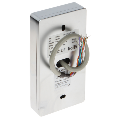 UMA KPFRW-1 stand alone Wi-Fi touch keypad,  vingerafdruk en RFID kaartlezer met mobile app voor openen en geschikt voor buiten