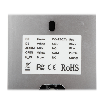 UMA KPFRW-1 stand alone Wi-Fi touch keypad,  vingerafdruk en RFID kaartlezer met mobile app voor openen en geschikt voor buiten