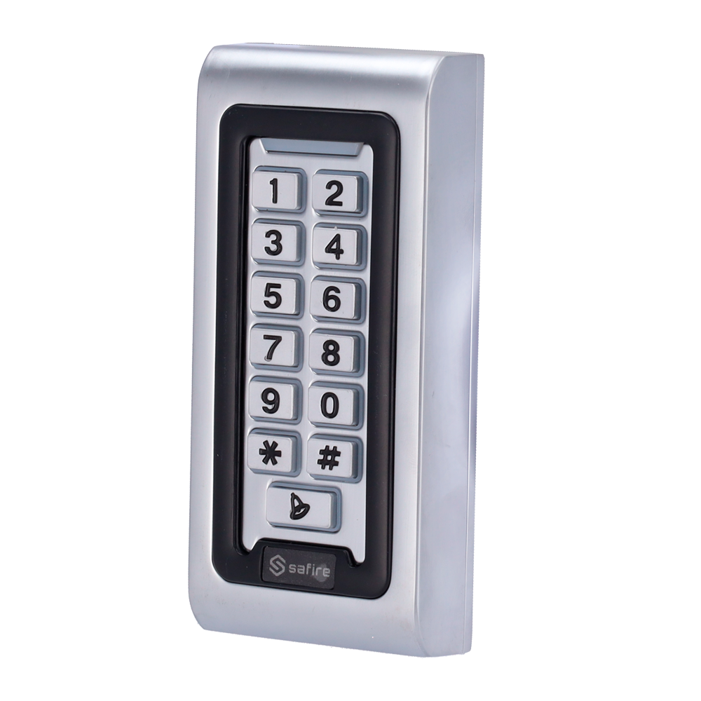 UMA KPRO-1-MF stand alone toegangscontrole keypad,  Mifare kaartlezer,  verlichting en deurbel geschikt voor buiten