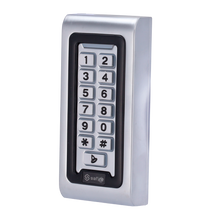 UMA KPRO-1-MF stand alone toegangscontrole keypad,  Mifare kaartlezer,  verlichting en deurbel geschikt voor buiten