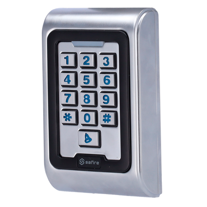 UMA KPRO-2-2 stand alone toegangscontrole keypad,  dubbel relais,  RFID kaartlezer,  verlichting en deurbel geschikt voor buiten