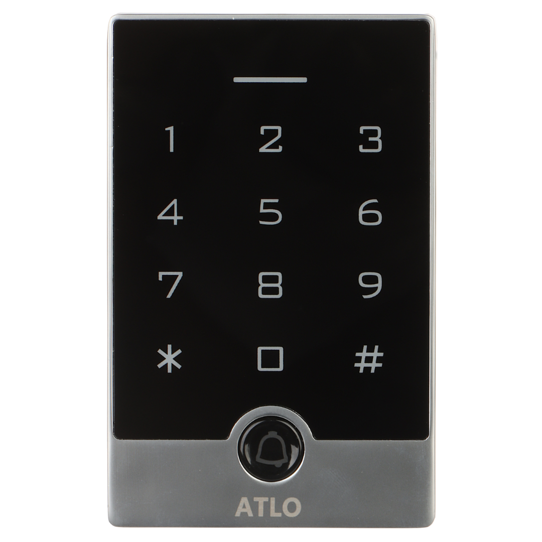 UMA KPRW-2M stand alone WiFi touch keypad,  bel en RFID kaartlezer met Tuya app voor openen en geschikt voor buiten