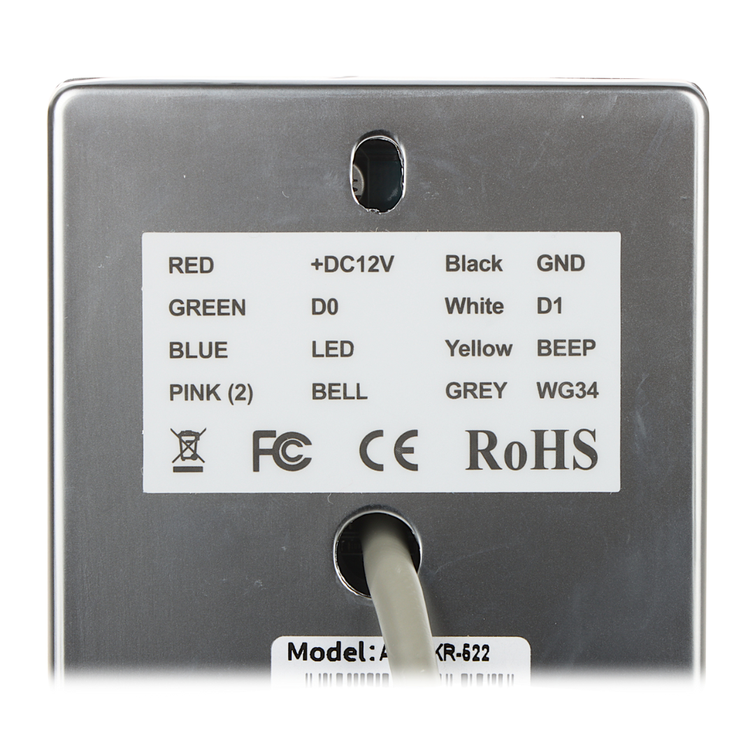 UMA KPRW-3 stand alone keypad en RFID kaartlezer geschikt voor binnen