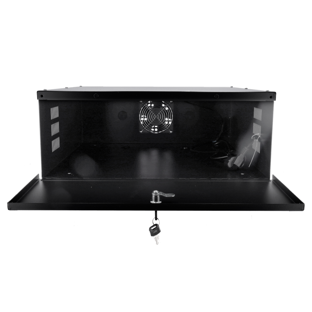 UMA LB4U - 4U stalen kluis - Ventilator - voor NVR en DVR