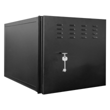 UMA  LB6U zware metalen 6U lock box safe met sleutelslot voor rack 19" NVR en DVR video recorders