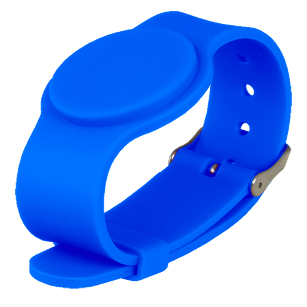 UMA  MFDF-ADJ-BL Mifare DESFire siliconen verstelbare armband blauw (10 stuks)