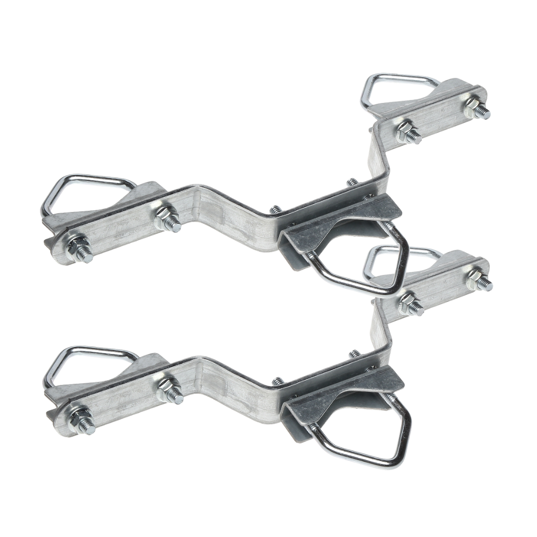 UMA ML15-TE-CLAMP set van 2 klemmen voor montage top buis element in WL4 truss roostermast