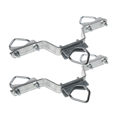 UMA ML15-TE-CLAMP set van 2 klemmen voor montage top buis element in WL4 truss roostermast