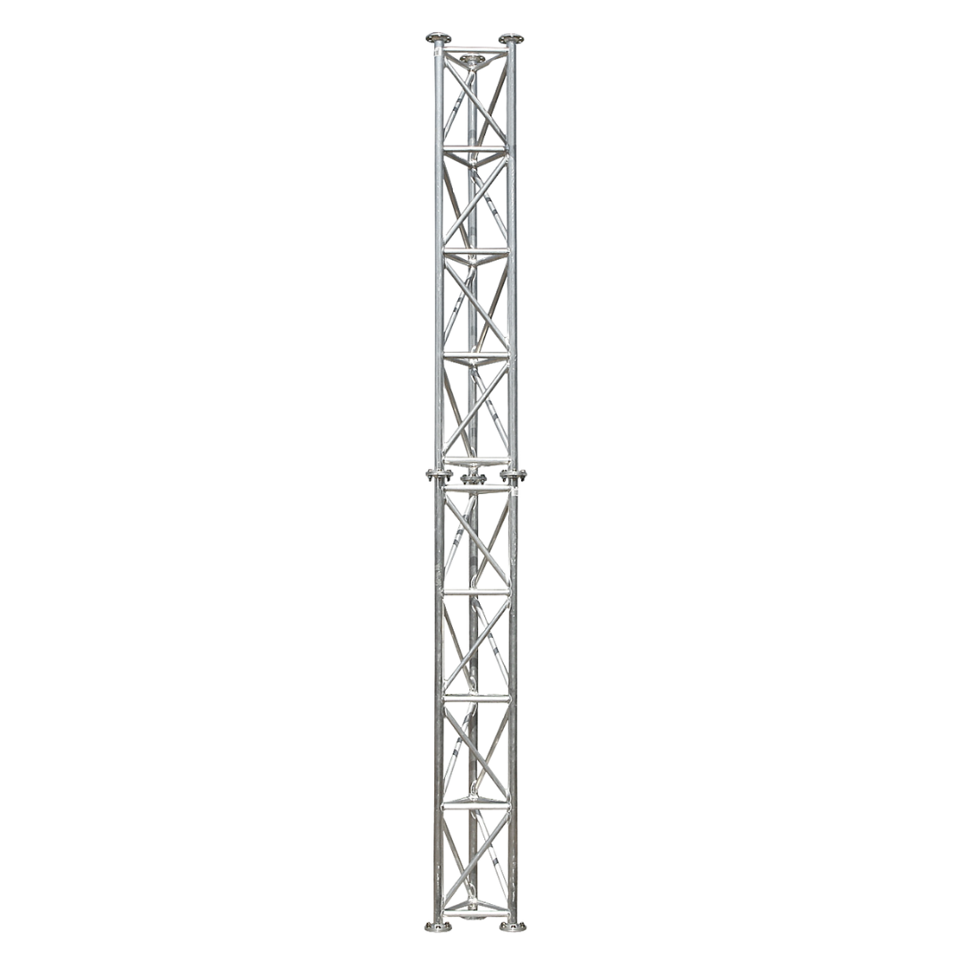 UMA ML30 universele aluminium vrijstaande kantelbare truss mast 3 meter in onderdelen kit voor zelfbouw met grondanker