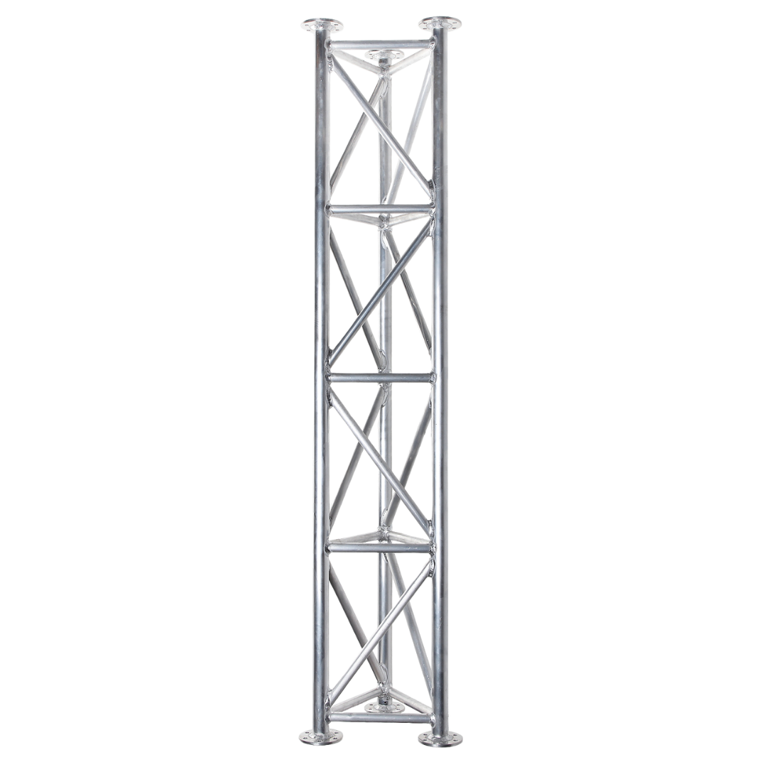 UMA ML30 universele aluminium vrijstaande kantelbare truss mast 3 meter in onderdelen kit voor zelfbouw met grondanker