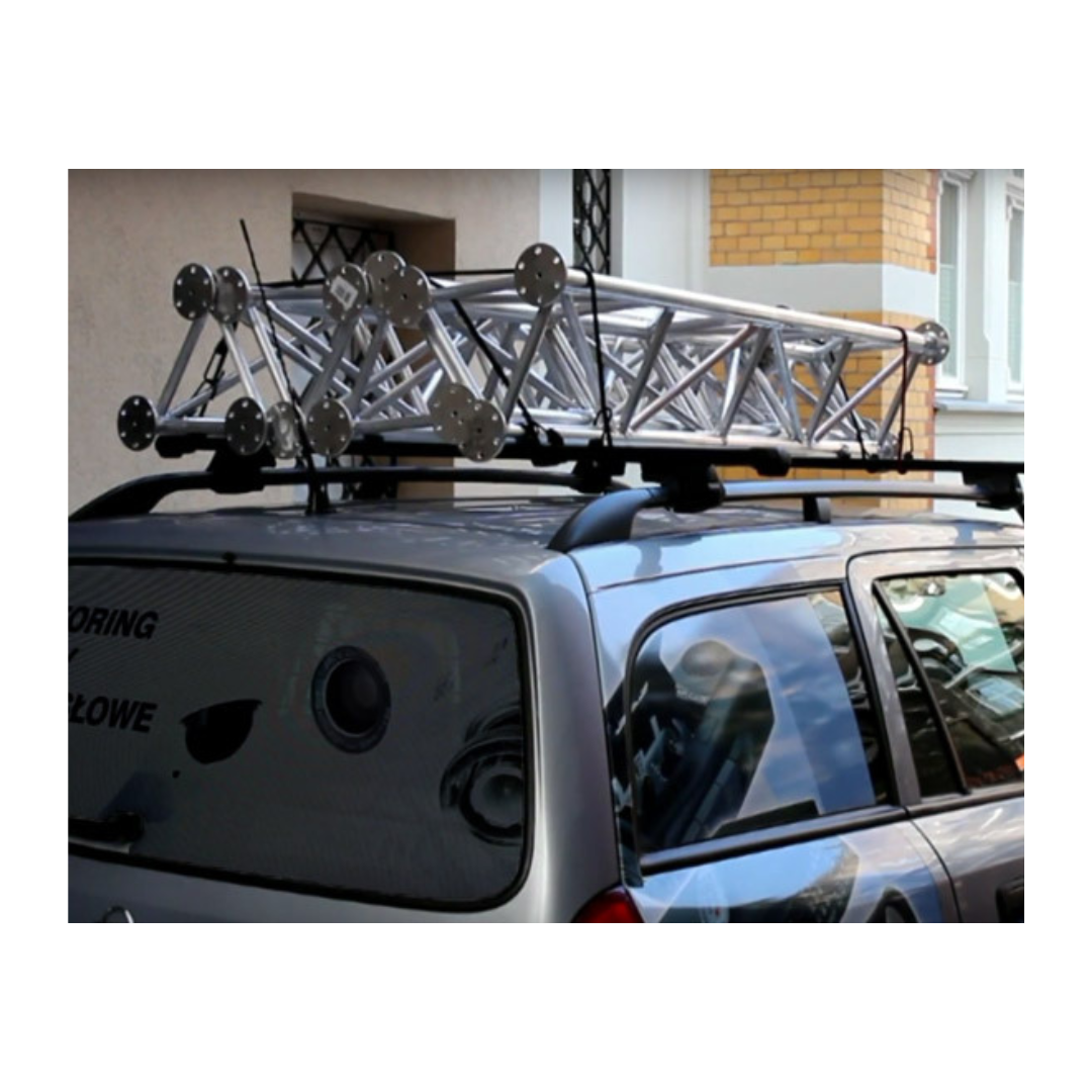 UMA ML30 universele aluminium vrijstaande kantelbare truss mast 3 meter in onderdelen kit voor zelfbouw met grondanker