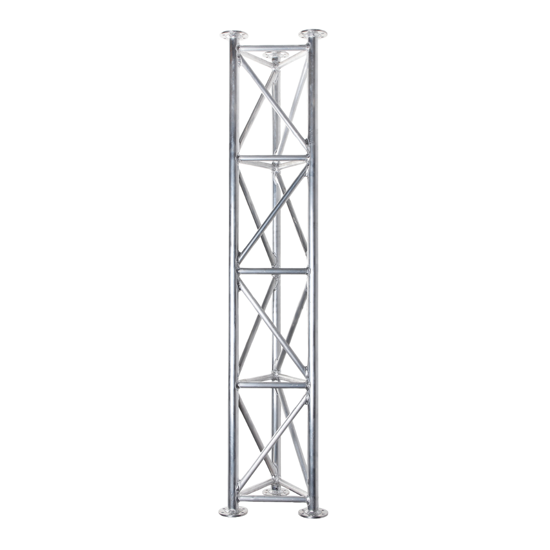UMA ML55 universele aluminium vrijstaande kantelbare truss mast 5, 5 meter in onderdelen kit voor zelfbouw met grondanker