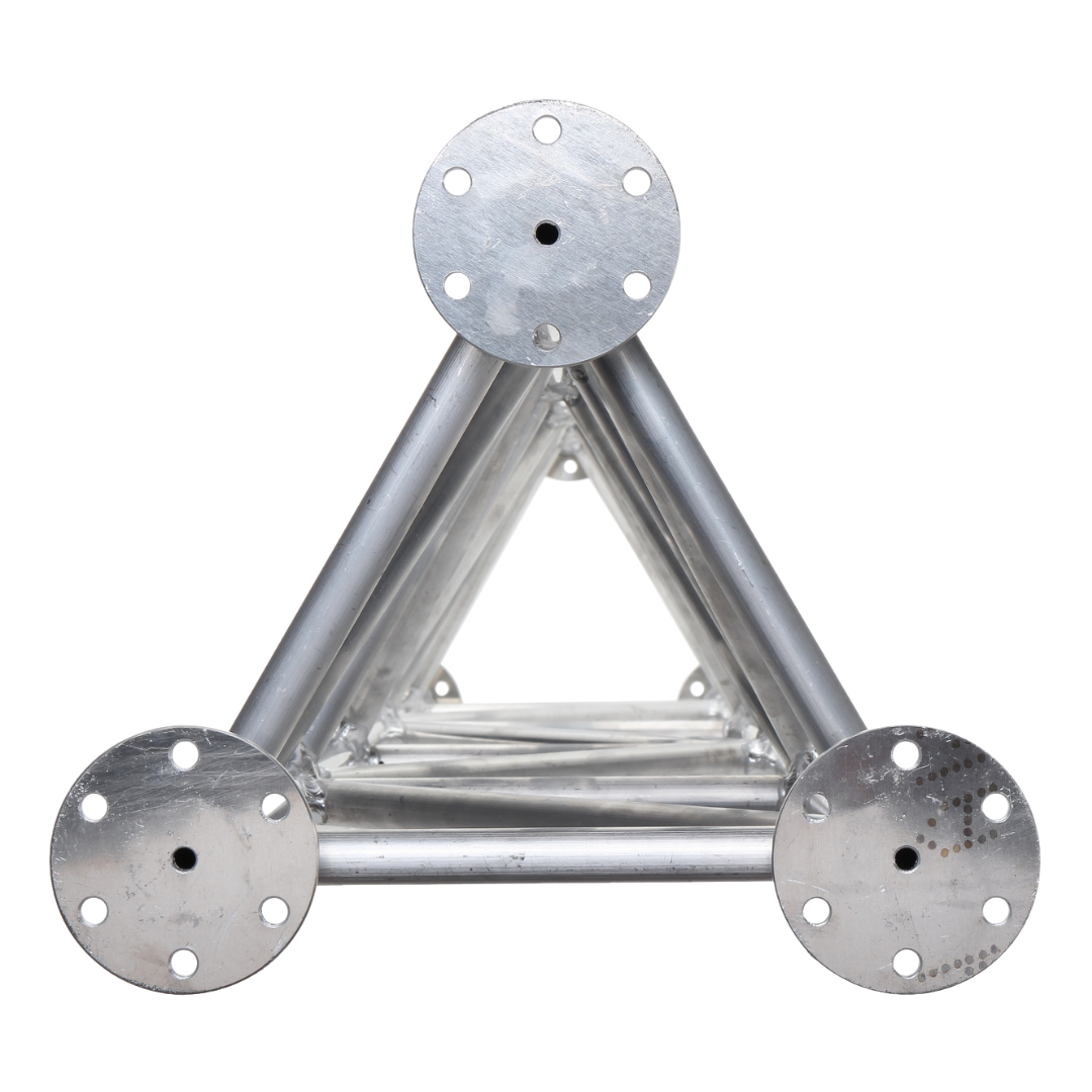 UMA ML55 universele aluminium vrijstaande kantelbare truss mast 5, 5 meter in onderdelen kit voor zelfbouw met grondanker