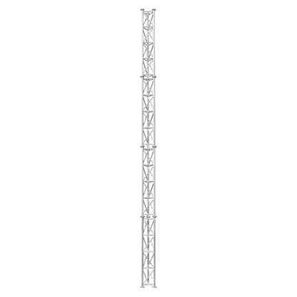 UMA ML60 universele aluminium vrijstaande kantelbare truss mast 6 meter in onderdelen kit voor zelfbouw met grondanker