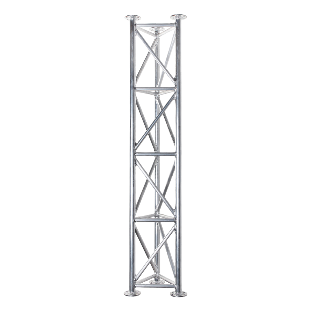 UMA ML60 universele aluminium vrijstaande kantelbare truss mast 6 meter in onderdelen kit voor zelfbouw met grondanker