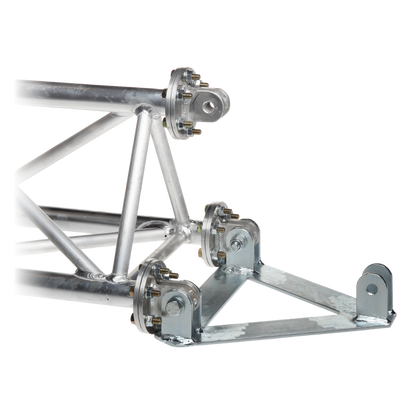 UMA ML60 universele aluminium vrijstaande kantelbare truss mast 6 meter in onderdelen kit voor zelfbouw met grondanker