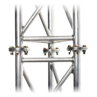 UMA ML70 universele aluminium vrijstaande kantelbare truss mast 7 meter in onderdelen kit voor zelfbouw met grondanker
