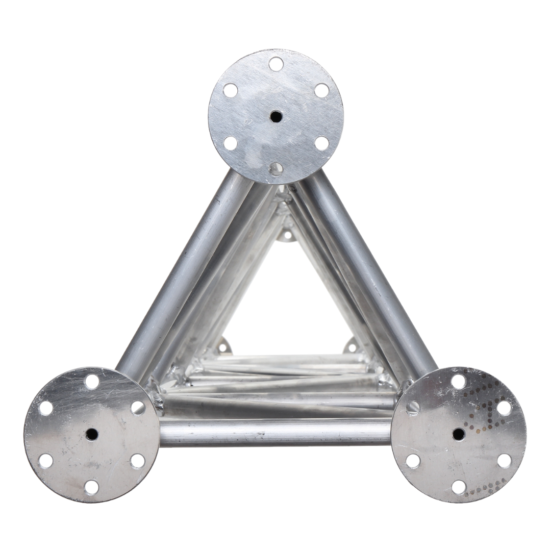 UMA ML70 universele aluminium vrijstaande kantelbare truss mast 7 meter in onderdelen kit voor zelfbouw met grondanker