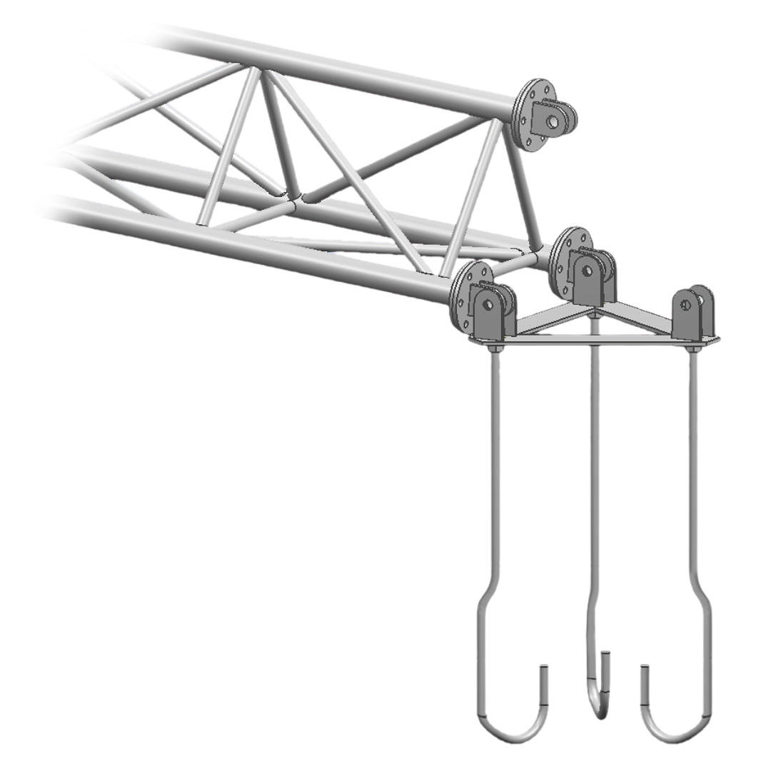 UMA MLAN betonanker set voor WL4 truss roostermast voet WL4 MLBA