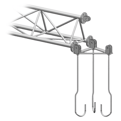 UMA MLAN betonanker set voor WL4 truss roostermast voet WL4 MLBA