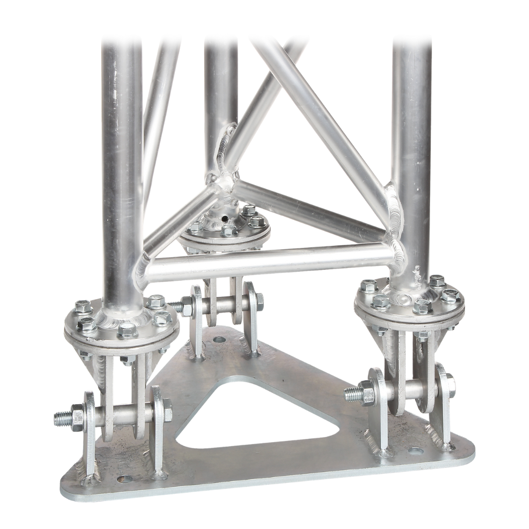 UMA MLBA voet kantelbaar voor aluminium WL4 truss roostermast element WL4 ML15