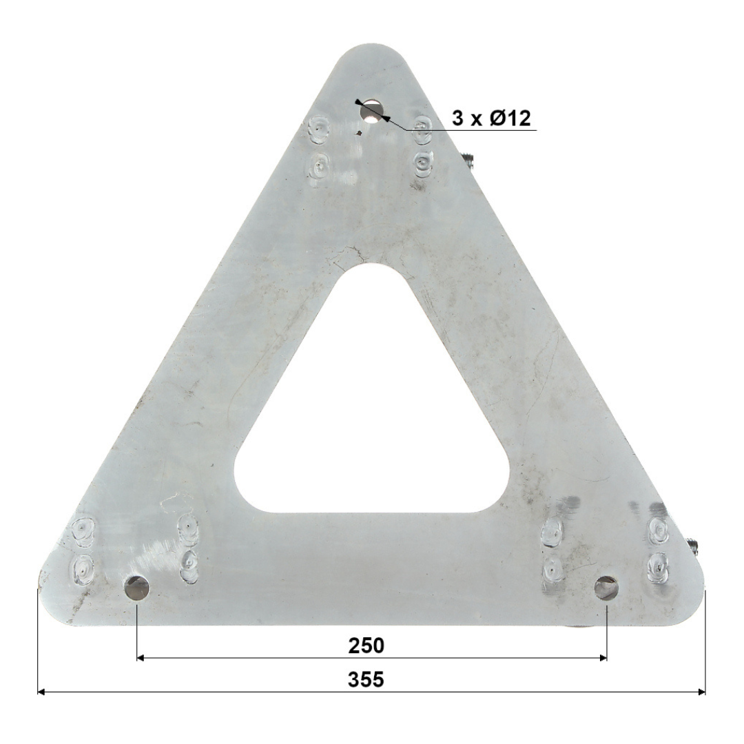 UMA MLBA voet kantelbaar voor aluminium WL4 truss roostermast element WL4 ML15