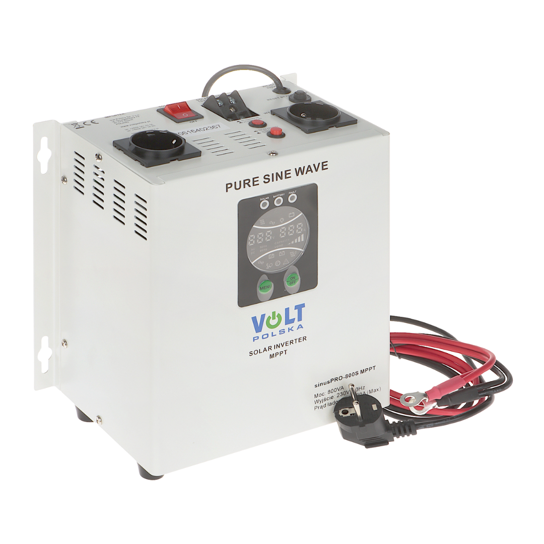 UMA MPPT-230-800-W MPPT laad controller voor zonnepaneel met omvormer 12VDC naar 230VAC maximaal 800Watt