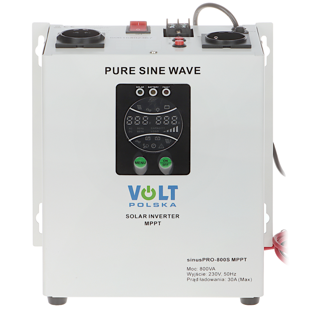 UMA MPPT-230-800-W MPPT laad controller voor zonnepaneel met omvormer 12VDC naar 230VAC maximaal 800Watt