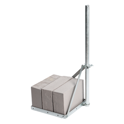 UMA MT10 verplaatsbare mast 1 meter met ballastvoet voor camera of antenne