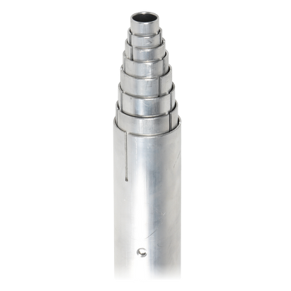 UMA MT100 Telescopische universele aluminium mast 10m met tuikabels voor camera of antenne