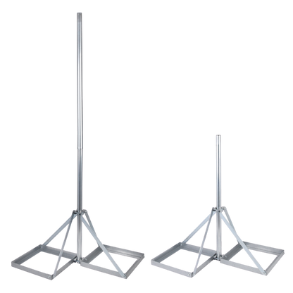 UMA MT20 verplaatsbare mast 2 meter met ballastvoet voor camera of antenne