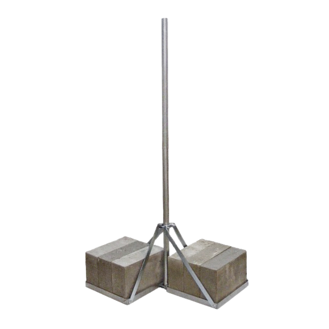 UMA MT20 verplaatsbare mast 2 meter met ballastvoet voor camera of antenne