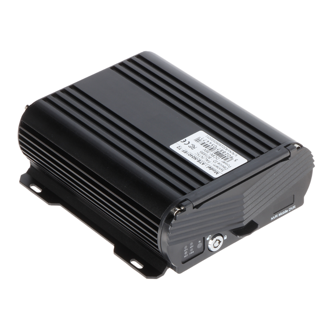UMA NVR-M-R mobiele NVR recorder 4 kanalen Full HD met PoE,  WiFi,  GPS,  4G,  HDMI,  VGA,  USB,  Alarm I/O,  RS485,  HDD slot en 2x SD slot