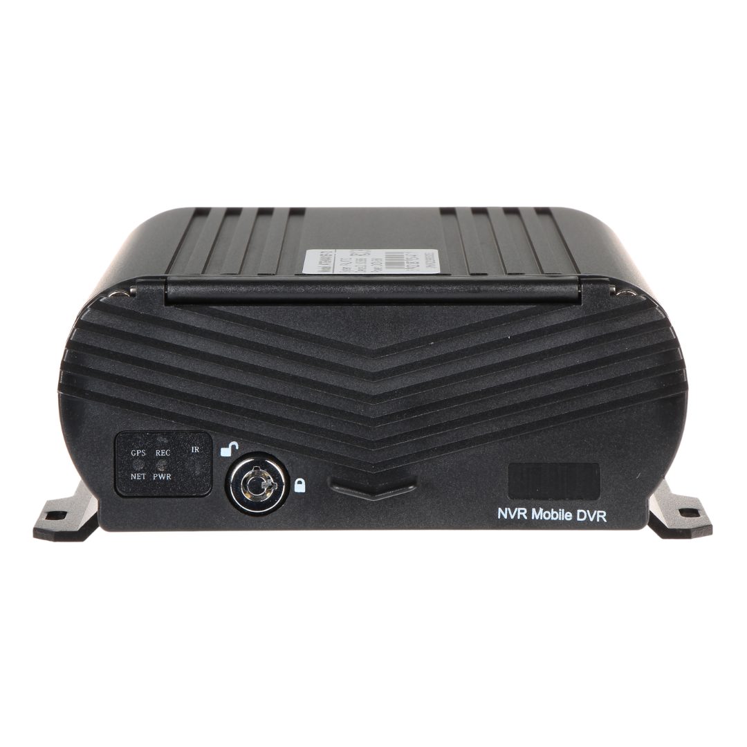 UMA NVR-M-R mobiele NVR recorder 4 kanalen Full HD met PoE,  WiFi,  GPS,  4G,  HDMI,  VGA,  USB,  Alarm I/O,  RS485,  HDD slot en 2x SD slot